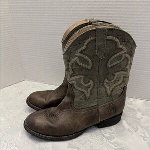 Roper Little Kids 3 Cody Classic Western‎ Boots Brown Cowboy Chore Barn Rodeo